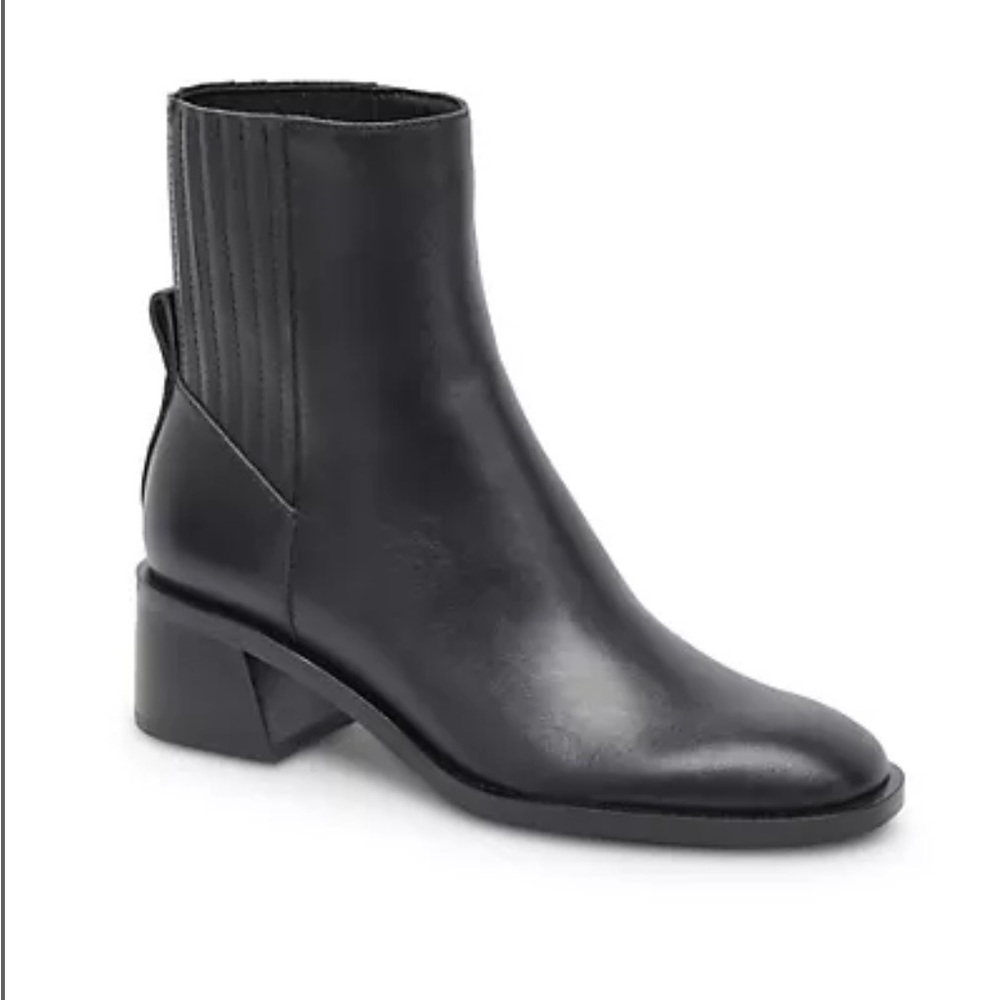 Dolce Vita Sleek Black Ankle Booties size 10 NWT